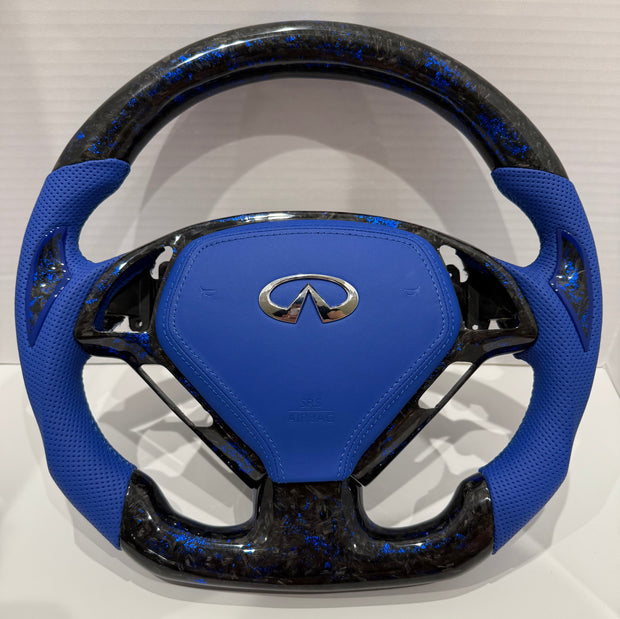 G37 Forged Carbon Fiber Steering Wheel