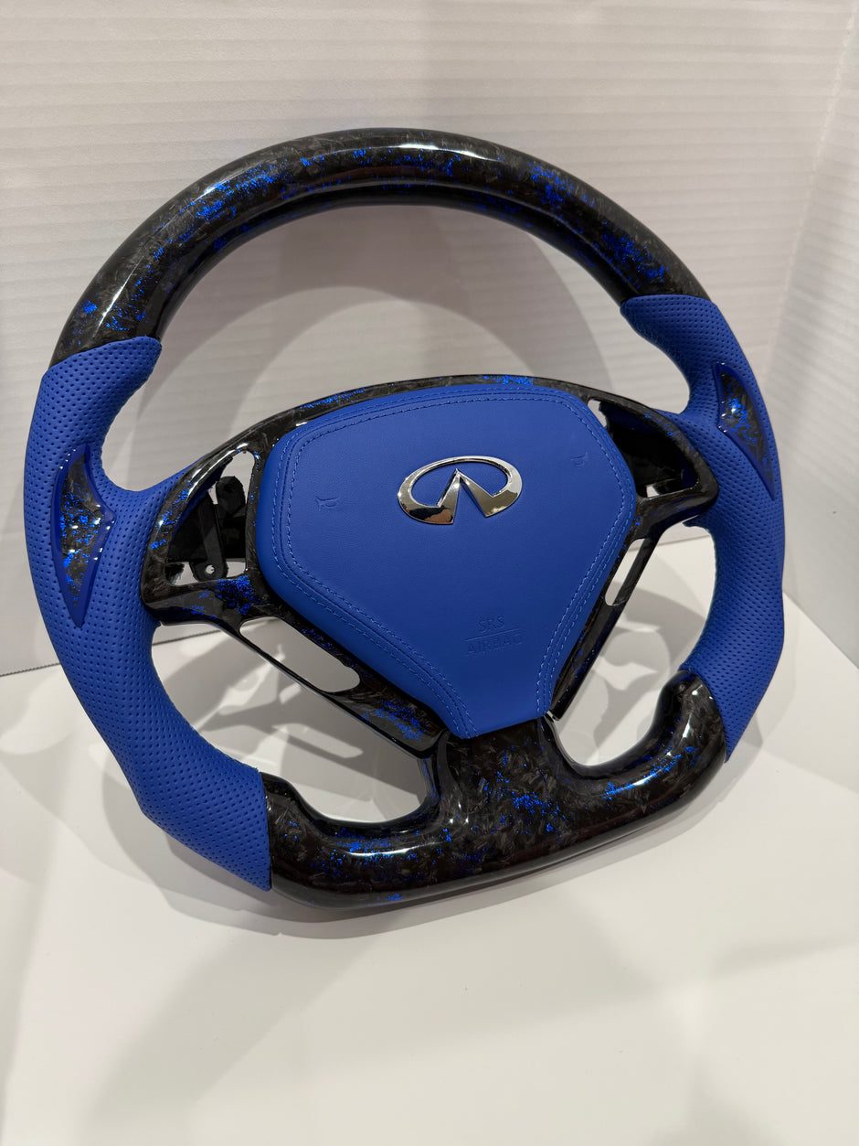 G37 Forged Carbon Fiber Steering Wheel