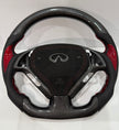 G37 Torchbearer Carbon Fiber Steering Wheel