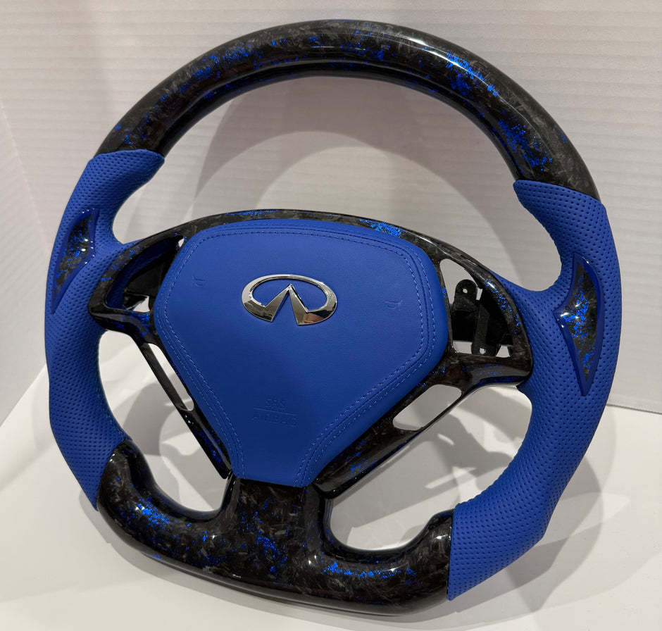 G37 Forged Carbon Fiber Steering Wheel