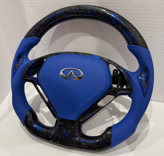 G37 Forged Carbon Fiber Steering Wheel