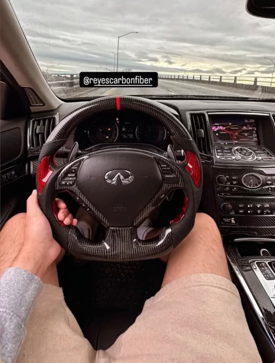 Custom Carbon Fiber Steering Wheels