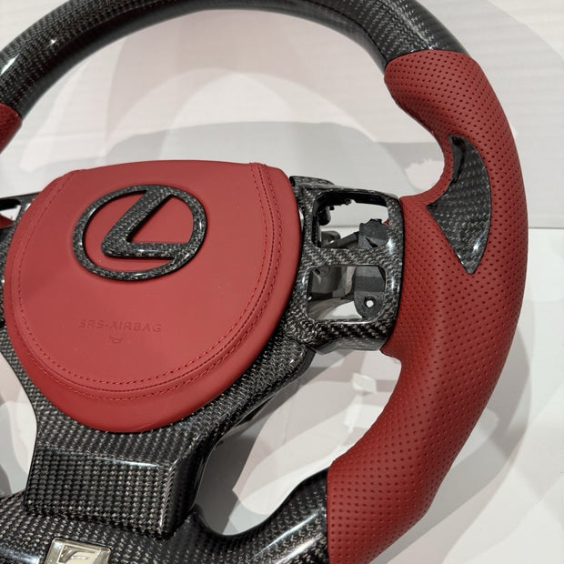 Lexus ISF Carbon Fiber Steering Wheel For Lexus IS250/300/350/RC300