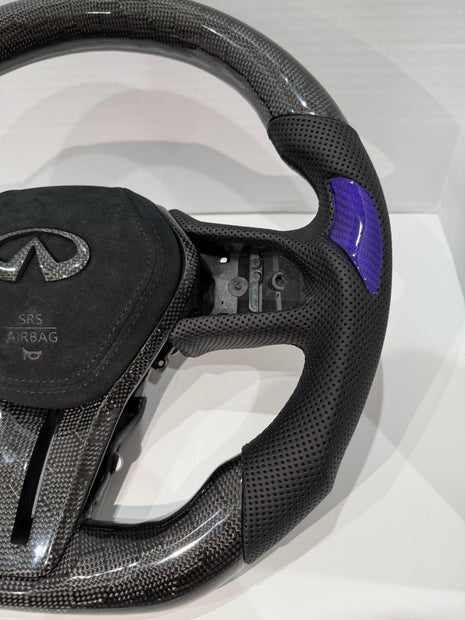 Q60/Q50 Carbon Fiber Steering Wheel 2018-2024