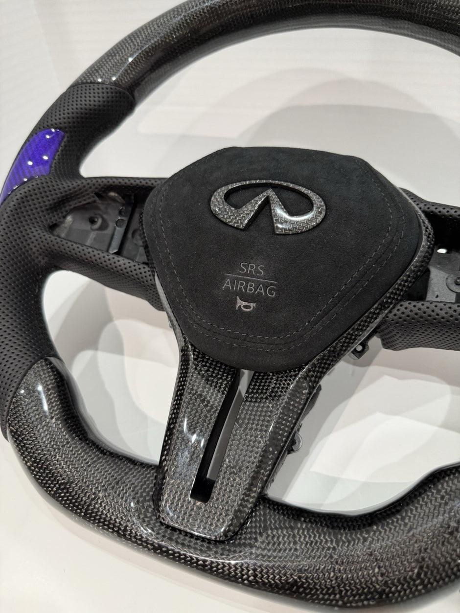 Q60/Q50 Carbon Fiber Steering Wheel 2018-2024