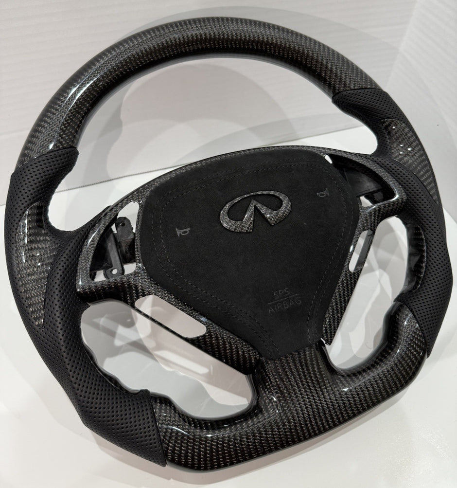 G37 Carbon Fiber Steering Wheel